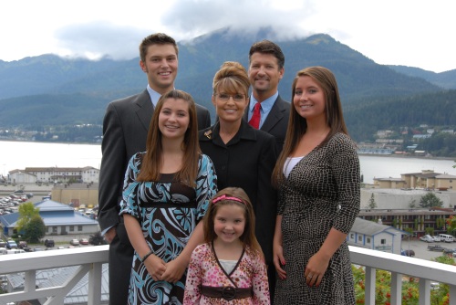 The Palin family, including hottie Track Palin
